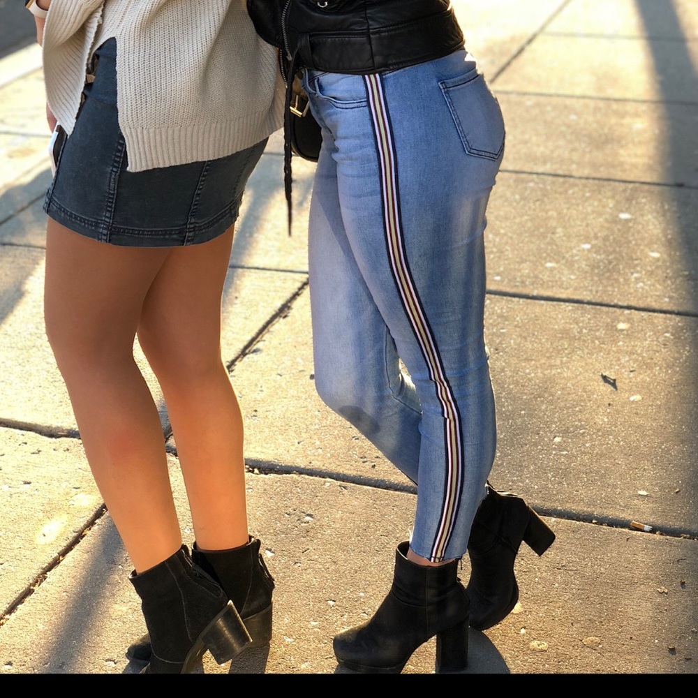 Racer stripe jeans